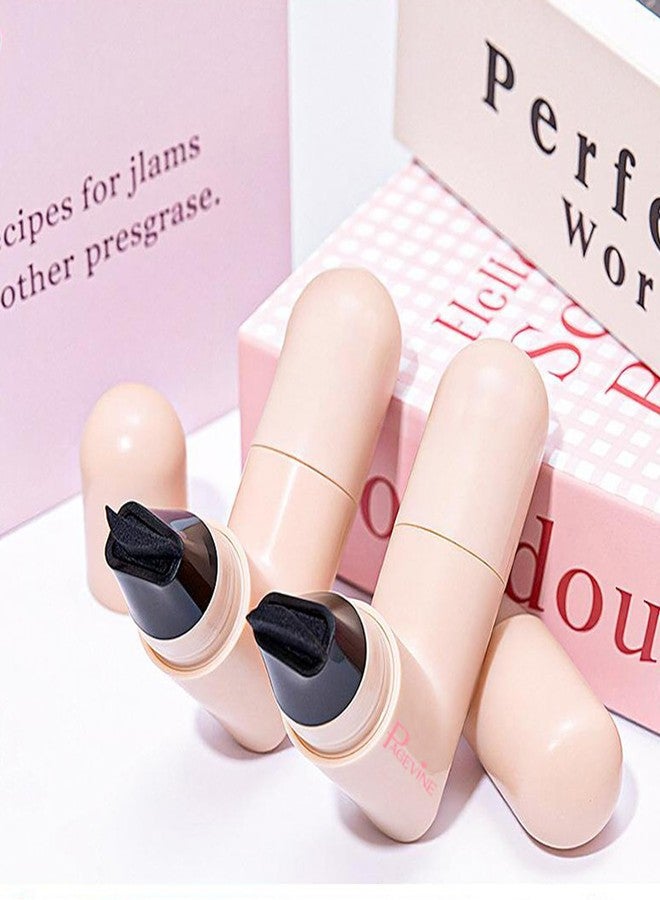 DENESTUP 2 Colors Eyeliner Stamp Wing Cat Eye Liner Stamp, Black Liquid Eyeliner Long Lasting Waterproof Winged Eye liner Stamp for Women Eye Makeup (black+Brown) - Image 4